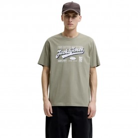 Тениска Jack & jones Logo short sleeve T-shirt - Green (Vetiver) тениска,мъжки,тениски,дамски,тениски,jack,&,jones,logo,short,sleeve,t,shirt,green,(vetiver)