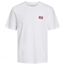 Тениска Jack & jones Rush short sleeve T-shirt - White (Bright White) тениска,мъжки,тениски,дамски,тениски,jack,&,jones,rush,short,sleeve,t,shirt,white,(bright,white)
