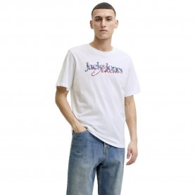 Тениска Jack & jones Tom short sleeve T-shirt - White (Bright White) тениска,мъжки,тениски,дамски,тениски,jack,&,jones,tom,short,sleeve,t,shirt,white,(bright,white)