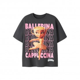 Тениска Name it Aida Brainr short sleeve T-shirt - Black (Black Oyster) тениска,мъжки,тениски,дамски,тениски,name,it,aida,brainr,short,sleeve,t,shirt,black,(black,oyster)