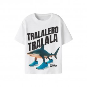 Тениска Name it Armi Brainr short sleeve T-shirt - White (Bright White) тениска,мъжки,тениски,дамски,тениски,name,it,armi,brainr,short,sleeve,t,shirt,white,(bright,white)