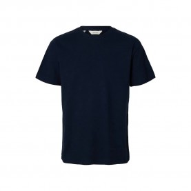 тениска,мъжки,тениски,дамски,тениски,selected,adam,linen,short,sleeve,t,shirt,blue,(sky,captain)