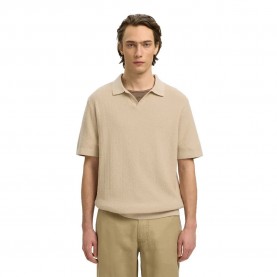 дамски,блузи,с,яка,мъжки,блузи,с,яка,selected,mattis,short,sleeve,polo,beige,(oatmeal)