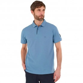 Fundango Insignia short sleeve polo - Blue (Skydiver) дамски,блузи,с,яка,мъжки,блузи,с,яка,fundango,insignia,short,sleeve,polo,blue,(skydiver)