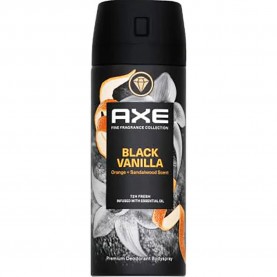 Axe Black Vanilla 150ml Spray Deodorant - Black хигиена,тяло,axe,black,vanilla,150ml,spray,deodorant,black