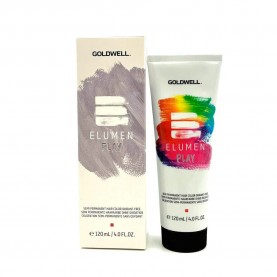 Goldwell Elumen Play Oxidant Free Metallic Silver 120ml Semi-Permanent Dye - Multicolor хигиена,коса,goldwell,elumen,play,oxidant,free,metallic,silver,120ml,semi,permanent,dye,multicolor
