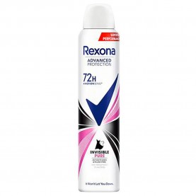 хигиена,тяло,rexona,invisible,pure,200ml,spray,deodorant,clear