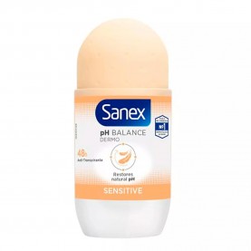 хигиена,тяло,sanex,ph,balance,dermo,sensitive,50ml,roll,on,deodorant,clear