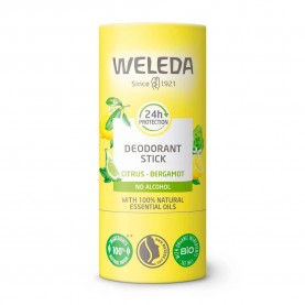 хигиена,тяло,weleda,citrus,50g,deodorant,stick,yellow