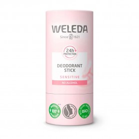 хигиена,тяло,weleda,sensitive,skin,50g,deodorant,stick,pink