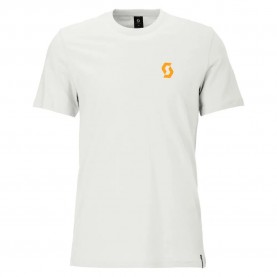 Тениска Scott Backprint short sleeve T-shirt - White (White) тениска,мъжки,тениски,дамски,тениски,scott,backprint,short,sleeve,t,shirt,white,(white)