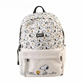 Раница Erik Lazy Days Snoopy 41cm backpack - White (White / Black) раница,раници,erik,lazy,days,snoopy,41cm,backpack,white,(white,black)