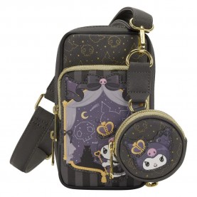 чанта,всички,чанти,loungefly,20th,anniversary,kuromi,hello,kitty,handbag,black,(black,purple)