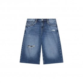 Къси панталони Guess W6GD91D0695 Relaxed Fit denim shorts - Blue (Deep Dive Destroy) къси,панталони,мъжки,панталони,дамски,панталони,guess,w6gd91d0695,relaxed,fit,denim,shorts,blue,(deep,dive,destroy)
