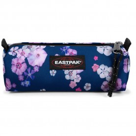 Eastpak Benchmark Single pencil case - Blue (Floral Bloom Navy) ученически,принадлежности,eastpak,benchmark,single,pencil,case,blue,(floral,bloom,navy)