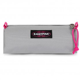 Eastpak Benchmark Single pencil case - Grey (Kontrast Grey Pink) ученически,принадлежности,eastpak,benchmark,single,pencil,case,grey,(kontrast,grey,pink)