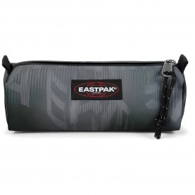 Eastpak Benchmark Single pencil case - Grey (Letter Dye Black) ученически,принадлежности,eastpak,benchmark,single,pencil,case,grey,(letter,dye,black)