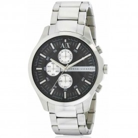 Часовник Armani exchange AX2152 46mm 5ATM Quartz Analogical watch - Silver (Grey / Black / Mineral) часовник,часовници,armani,exchange,ax2152,46mm,5atm,quartz,analogical,watch,silver,(grey,black,mineral)