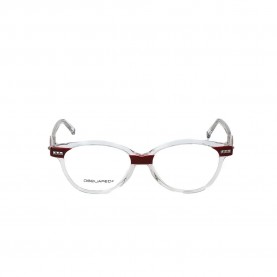 Dsquared DQ5080-71 53/15/140 woman glasses - Clear (Clear / Red) очила,dsquared,dq5080,71,53,15,140,woman,glasses,clear,(clear,red)