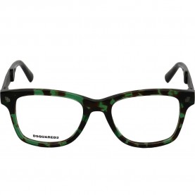 Dsquared DQ5130-55 49/18/145 glasses - Green (Green / Black) очила,dsquared,dq5130,55,49,18,145,glasses,green,(green,black)