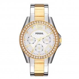 часовник,часовници,fossil,es3204,38mm,10atm,quartz,analogical,woman,watch,golden,(multicolor,grey,mineral)