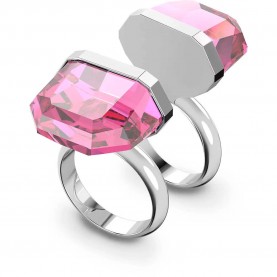 бижутерия,swarovski,5628502,ring,pink,(silver,pink)