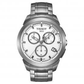 Часовник Tissot T069417440310 43mm 10ATM Quartz Analogical watch - Silver (Grey / White / Sapphire) часовник,часовници,tissot,t069417440310,43mm,10atm,quartz,analogical,watch,silver,(grey,white,sapphire)