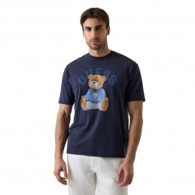 тениска,мъжки,тениски,дамски,тениски,guess,bear,short,sleeve,t,shirt,blue,(smart,blue,multicolor)