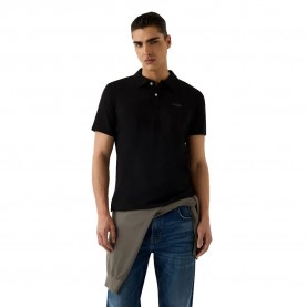 дамски,блузи,с,яка,мъжки,блузи,с,яка,guess,essential,short,sleeve,polo,black,(jet,black,a996)