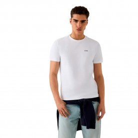 Тениска Guess M6RI19KD202 short sleeve T-shirt - White (Pure White) тениска,мъжки,тениски,дамски,тениски,guess,m6ri19kd202,short,sleeve,t,shirt,white,(pure,white)
