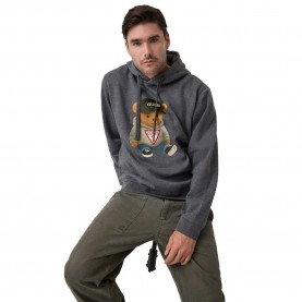 суичър,мъжки,пуловери,guess,teddy,bear,melange,hoodie,grey,(downey,heather,m96)