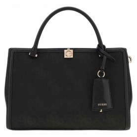 Чанта Guess Audrey Logo Girlfriend bag - Black (Black Logo) чанта,всички,чанти,guess,audrey,logo,girlfriend,bag,black,(black,logo)