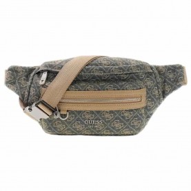 Чанта Guess Berlin waist bag - Green / Grey (Sand Warm Vintage) чанта,всички,чанти,guess,berlin,waist,bag,green,grey,(sand,warm,vintage)