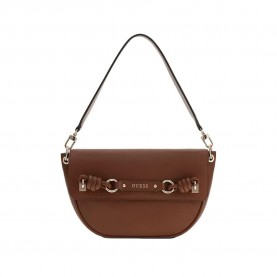 Чанта за през рамо Guess Camelia shoulder bag - Brown (Cognac) чанта,за,през,рамо,всички,чанти,guess,camelia,shoulder,bag,brown,(cognac)
