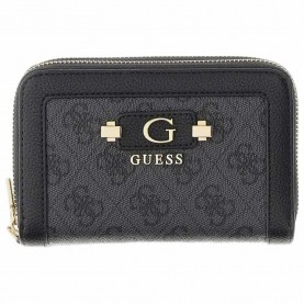 Guess Coleen Logo Medium woman wallet - Black (Coal Logo) портфейли,и,портмонета,guess,coleen,logo,medium,woman,wallet,black,(coal,logo)