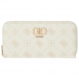 Guess Emelie Logo Large woman wallet - White (White Logo) портфейли,и,портмонета,guess,emelie,logo,large,woman,wallet,white,(white,logo)