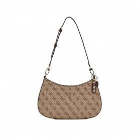 Чанта за през рамо Guess HWBG96 Noelle II shoulder bag - Brown (Latte Logo / Brown) чанта,за,през,рамо,всички,чанти,guess,hwbg96,noelle,ii,shoulder,bag,brown,(latte,logo,brown)