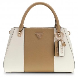 Чанта Guess Noelle II Luxury Satchel bag - Beige / White (Off White / Beige) чанта,всички,чанти,guess,noelle,ii,luxury,satchel,bag,beige,white,(off,white,beige)