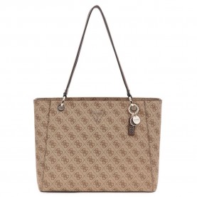 Чанта за през рамо Guess Noelle II shoulder bag - Brown (Latte Logo / Brown) чанта,за,през,рамо,всички,чанти,guess,noelle,ii,shoulder,bag,brown,(latte,logo,brown)
