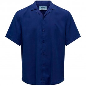 Риза с къс ръкав Salsa jeans 21009489 Regular Fit short sleeve shirt - Blue (Dark Blue V1) риза,с,къс,ръкав,дамски,ризи,мъжки,ризи,salsa,jeans,21009489,regular,fit,short,sleeve,shirt,blue,(dark,blue,v1)