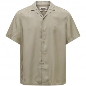 Риза с къс ръкав Salsa jeans 21009489 Regular Fit short sleeve shirt - Beige / Green (Dark Green V1) риза,с,къс,ръкав,дамски,ризи,мъжки,ризи,salsa,jeans,21009489,regular,fit,short,sleeve,shirt,beige,green,(dark,green,v1)