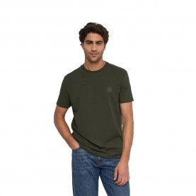 Тениска Salsa jeans 21010259 Regular Fit short sleeve T-shirt - Green (Dark Green V1) тениска,мъжки,тениски,дамски,тениски,salsa,jeans,21010259,regular,fit,short,sleeve,t,shirt,green,(dark,green,v1)