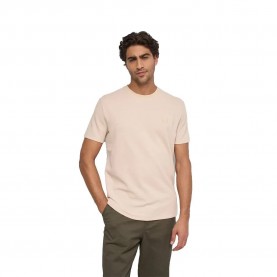 Тениска Salsa jeans 21010259 Regular Fit short sleeve T-shirt - Beige (Dark Pearl) тениска,мъжки,тениски,дамски,тениски,salsa,jeans,21010259,regular,fit,short,sleeve,t,shirt,beige,(dark,pearl)