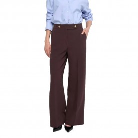 Дънки Salsa jeans 21011398 Straight Fit high waist pants - Brown (Dark Brown V1) дънки,мъжки,панталони,дамски,панталони,salsa,jeans,21011398,straight,fit,high,waist,pants,brown,(dark,brown,v1)