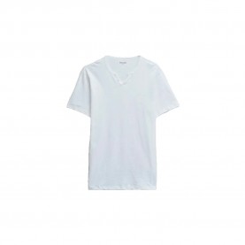 Тениска Salsa jeans 21011460 short sleeve v neck T-shirt - White (White) тениска,мъжки,тениски,дамски,тениски,salsa,jeans,21011460,short,sleeve,v,neck,t,shirt,white,(white)