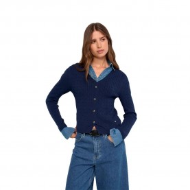 Блуза Salsa jeans 21011729 sweater - Blue (Dark Blue V1) блуза,мъжки,пуловери,дамски,пуловери,salsa,jeans,21011729,sweater,blue,(dark,blue,v1)