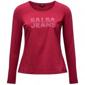 Блуза Salsa jeans 21011836 sweater - Red (Dark Red) блуза,мъжки,пуловери,дамски,пуловери,salsa,jeans,21011836,sweater,red,(dark,red)
