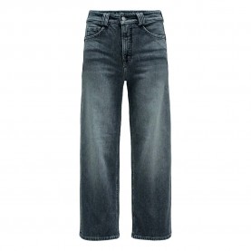 Дънки Salsa jeans 21011837 Wide Leg Cropped jeans - Black (Black) дънки,мъжки,панталони,дамски,панталони,salsa,jeans,21011837,wide,leg,cropped,jeans,black,(black)
