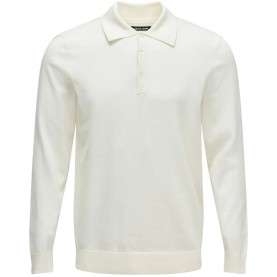 Дънки Salsa jeans 21012011 long sleeve polo - White (Light Pearl V2) дънки,дамски,блузи,с,яка,мъжки,блузи,с,яка,salsa,jeans,21012011,long,sleeve,polo,white,(light,pearl,v2)