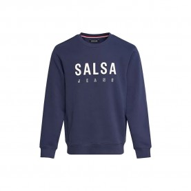 Блуза Salsa jeans 21012268 sweatshirt - Blue (Dark Blue) блуза,мъжки,пуловери,salsa,jeans,21012268,sweatshirt,blue,(dark,blue)